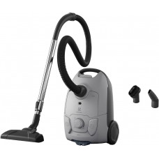 Пилосос Electrolux мішковий, 650Вт, 3л, HEPA12, s-bag, 2 насадки, сірий Пилосос Electrolux мішковий, 650Вт, 3л, HEPA12, s-bag, 2 насадки, сірий