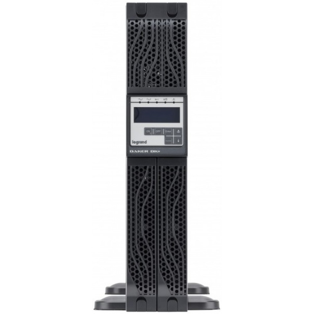 Джерело безперебійного живлення Legrand Daker DK Plus, 5000VA/5000W, RT2U, LCD, RS232, USB, EPO, без батарей, Terminal