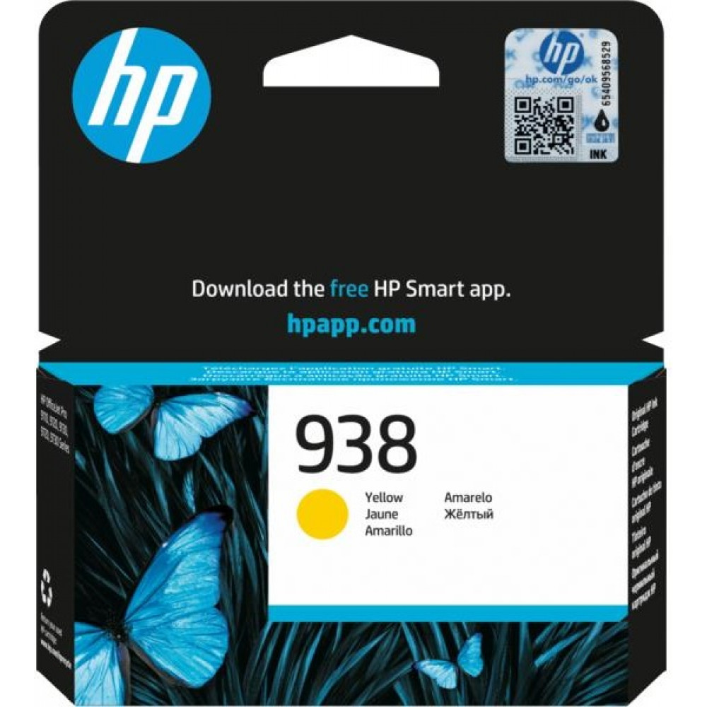 Картридж HP No.938 OfficeJet Pro 9110b/9120/9120b/9130/9130b/9700/9700e Yellow (800 стор)