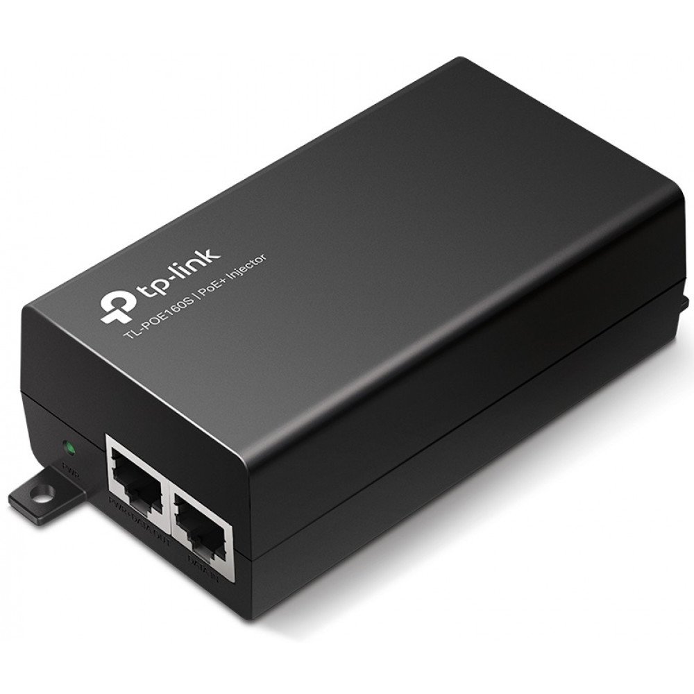 Інжектор PoE TP-LINK TL-POE160S 1xGE, 1xGE PoE, 30Вт
