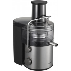 Соковитискач Panasonic відцентрований 1000Вт, чаша-1.5л, жмих-2л, жолоб на ціле яблуко, пластик/метал, чорний