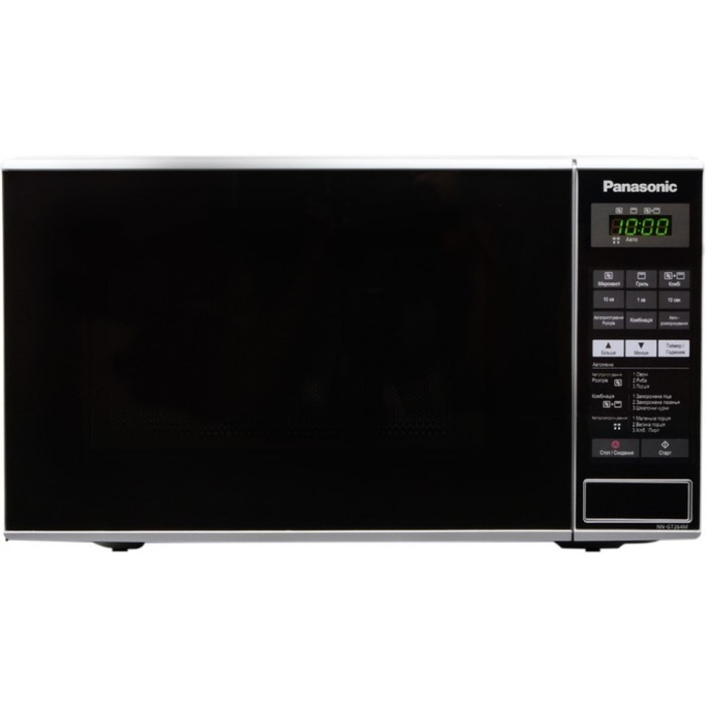 Мікрохвильова піч Panasonic , 20л, електр.керув., 800Вт, гриль, дисплей, чорний