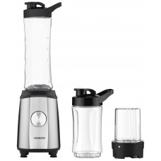 Блендер для смузі Ardesto SBG-F350, 350Вт,2в1, пляшка -600мл, пляшка -300 мл, кавомолка , чорно-сріблястий Блендер для смузі Ardesto SBG-F350, 350Вт,2в1, пляшка -600мл, пляшка -300 мл, кавомолка , чорно-сріблястий