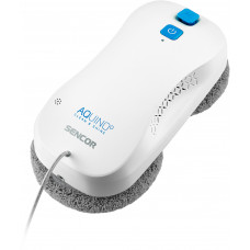 Робот-пилосос для вікон Sencor, 3000Па, вода -0.06л, вологе прибирання, від мережі, білий