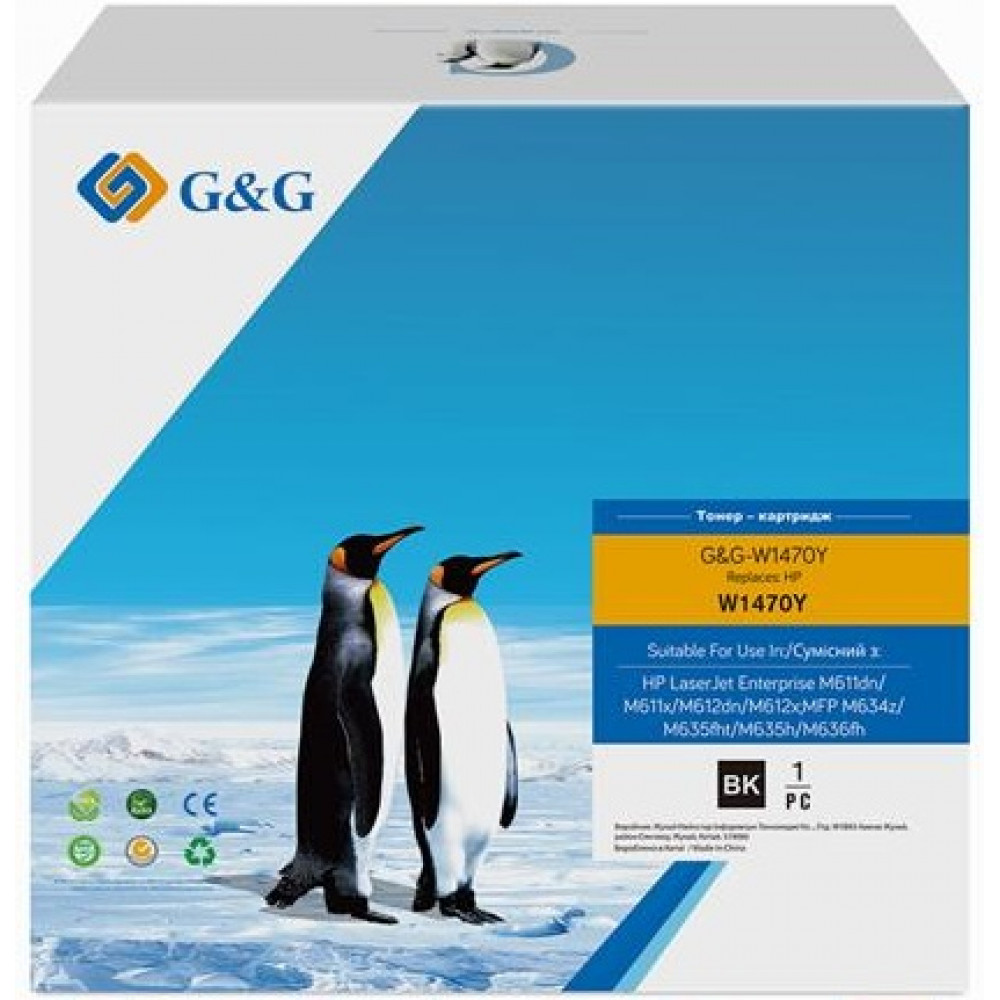 Картридж G&G до HP 147Y LJ MFP M611/M612/M635/M636 Black (42 000стор)