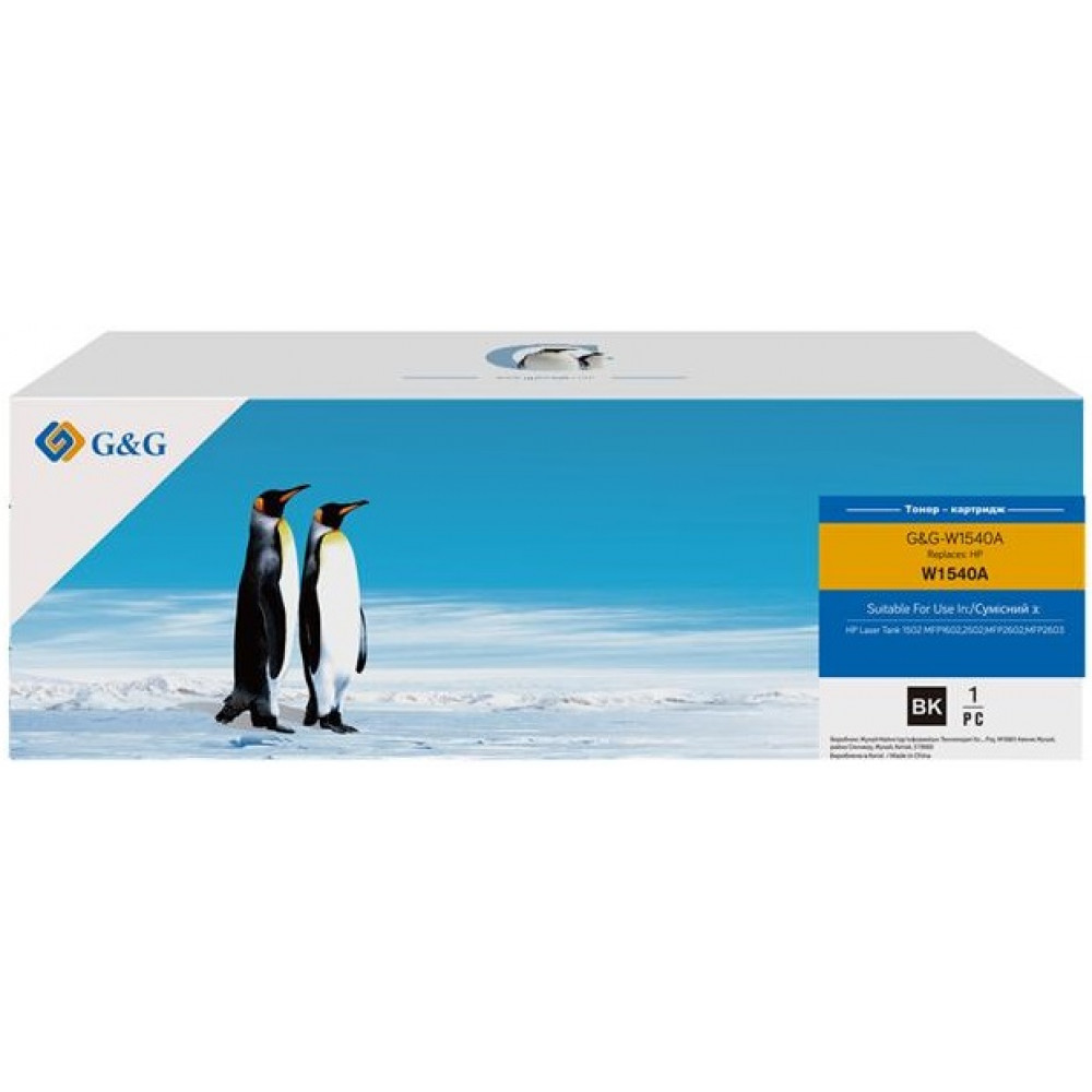 Тонер G&G до HP 154A LJ Tank 1502/1602/2603 Black (2 500стор)