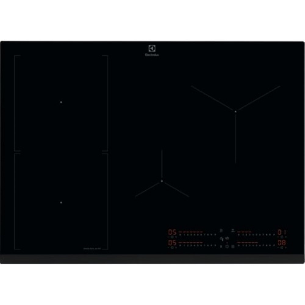 Варильна поверхня Electrolux індукційна, 71см, розширена зона, датчик кипіння, Fry sensor, Hob2Hood, чорний