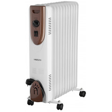 Обігрівач оливний ARDESTO, 25м2, 2500Вт, мех. упр-ння, 11 секцій, білий