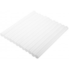 Стрижні клейові TOPEX, 11х250мм, 12шт, прозорий Стрижні клейові TOPEX, 11х250мм, 12шт, прозорий