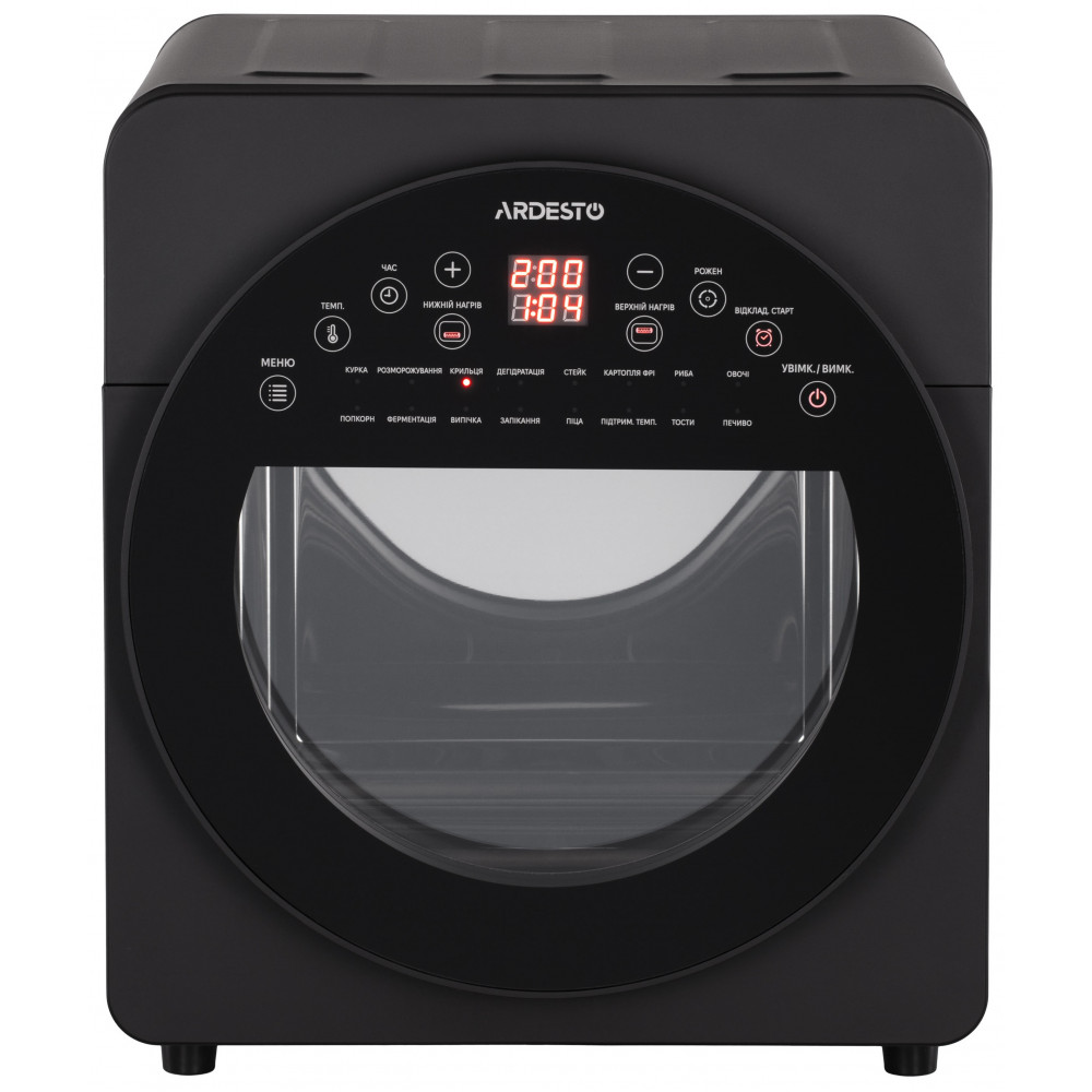 Мультипіч Ardesto, 1700Вт, об'єм-14.5л, сенсорне керування, 50-220°C, нержав.сталь/пластик, сіро-чорний