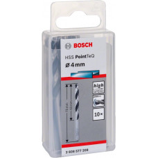 Свердло по металу Bosch Professional HSS-PointTeQ, 4х43х75мм, 10шт Свердло по металу Bosch Professional HSS-PointTeQ, 4х43х75мм, 10шт