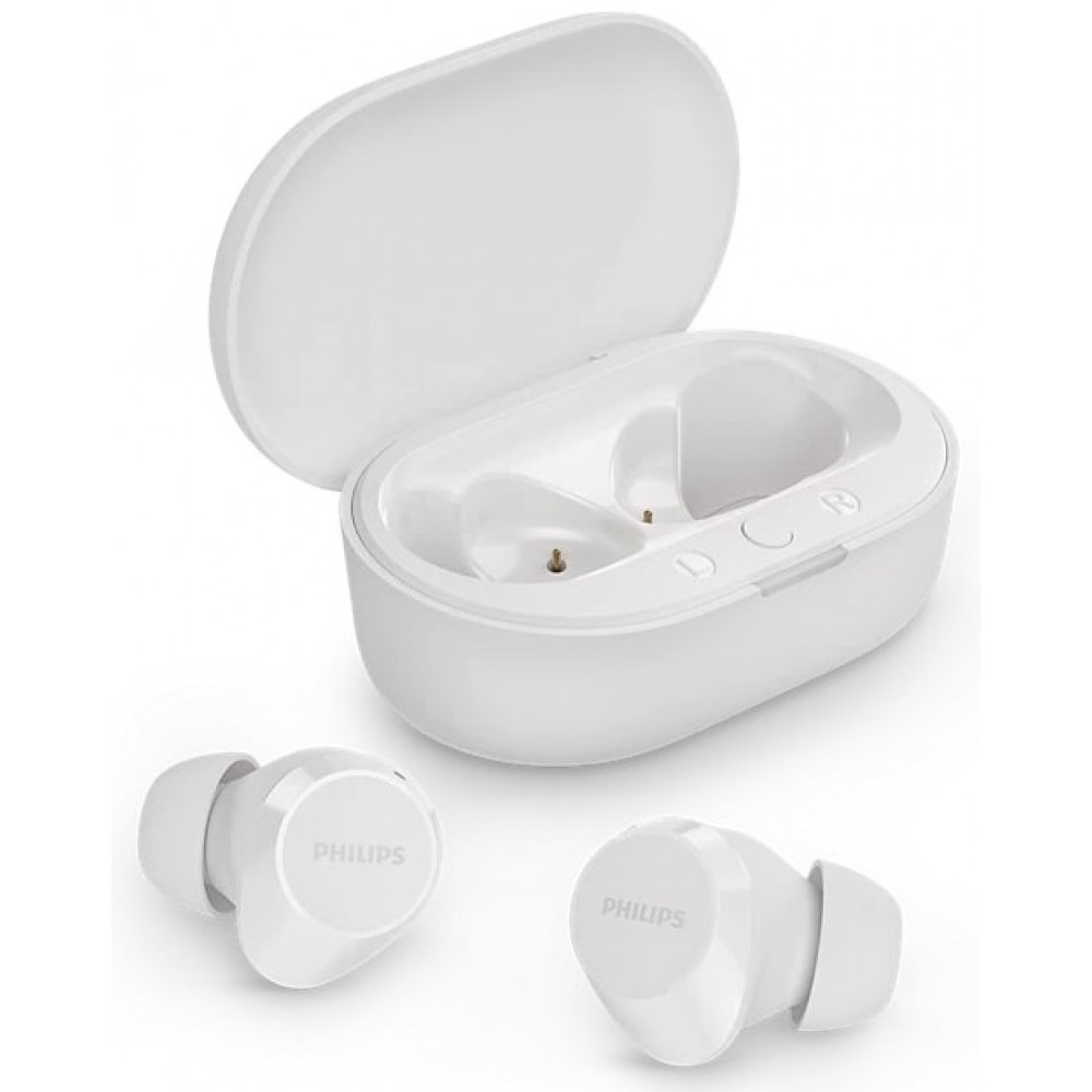 Навушники TWS Philips TAT1209 BT 5.3, IPX4, SBC, Touch control, Білий