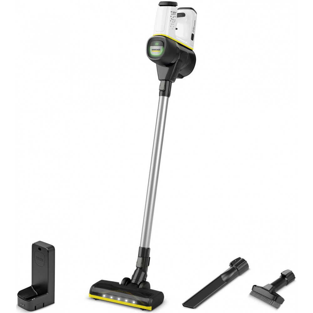 Пилосос Karcher безпровідна VC 6 CORDLESS OURFAMILY, конт пил -0.8л, автон. робота до 50хв, вага-2.5кг, НЕРА 12, білий