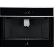 Кавомашина Electrolux вбудована, 2,5л, зерно+мелена, автомат.капуч, дисплей, сернор.керування, підсвітка, чорний Кавомашина Electrolux вбудована, 2,5л, зерно+мелена, автомат.капуч, дисплей, сернор.керування, підсвітка, чорний