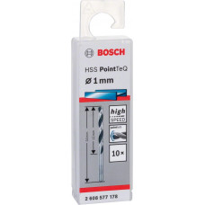 Свердло по металу Bosch Professional HSS-PointTeQ, 1х12х34мм, 10шт Свердло по металу Bosch Professional HSS-PointTeQ, 1х12х34мм, 10шт