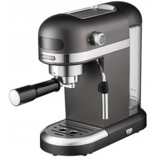 Кавоварка Ardesto  ріжкова 1.4л, мелена, ручний капучинатор, підігрів чашок, чорний