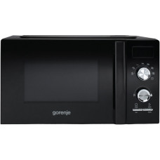 Мікрохвильова піч Gorenje, 20л, мех. керув., 800Вт, дисплей, чорний