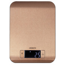 Ваги Ardesto кухонні, 5кг, CR2032x2 в комплекті, метал, бронзовий