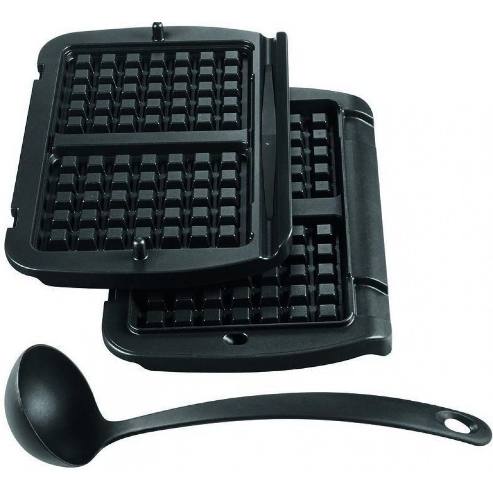 Форма для випікання вафель для грилів Optigrill+, алюміній, чорний