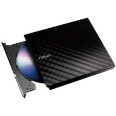 Привід оптичний портативний ASUS SDRW-08D2S-U LITE DVD+-R/RW burner USB2.0 чорний Retail Box Slim