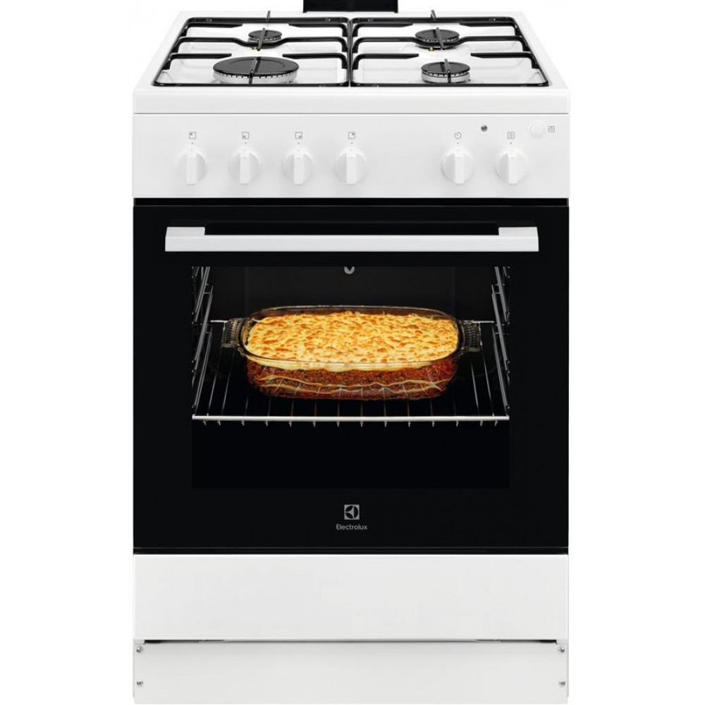 Плита Electrolux газова, 59л, 60x60см, білий