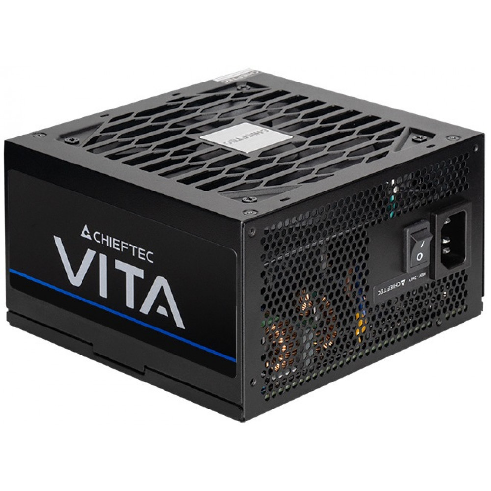 Блок живлення CHIEFTEC Vita  (750W), >85%, 80+ Bronze, 120мм, 1xMB 24pin(20+4), 2xCPU 8pin(4+4), 2xMolex, 6xSATA, 4xPCIe 8pin(6+2)