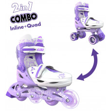 Роликові ковзани Neon Combo, розмір 30-33, фіолетовий