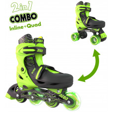 Роликові ковзани Neon Combo, розмір 34-37, салатовий