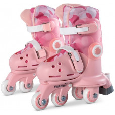 Роликові ковзани Yvolution Twista, розмір 30-34, рожевий