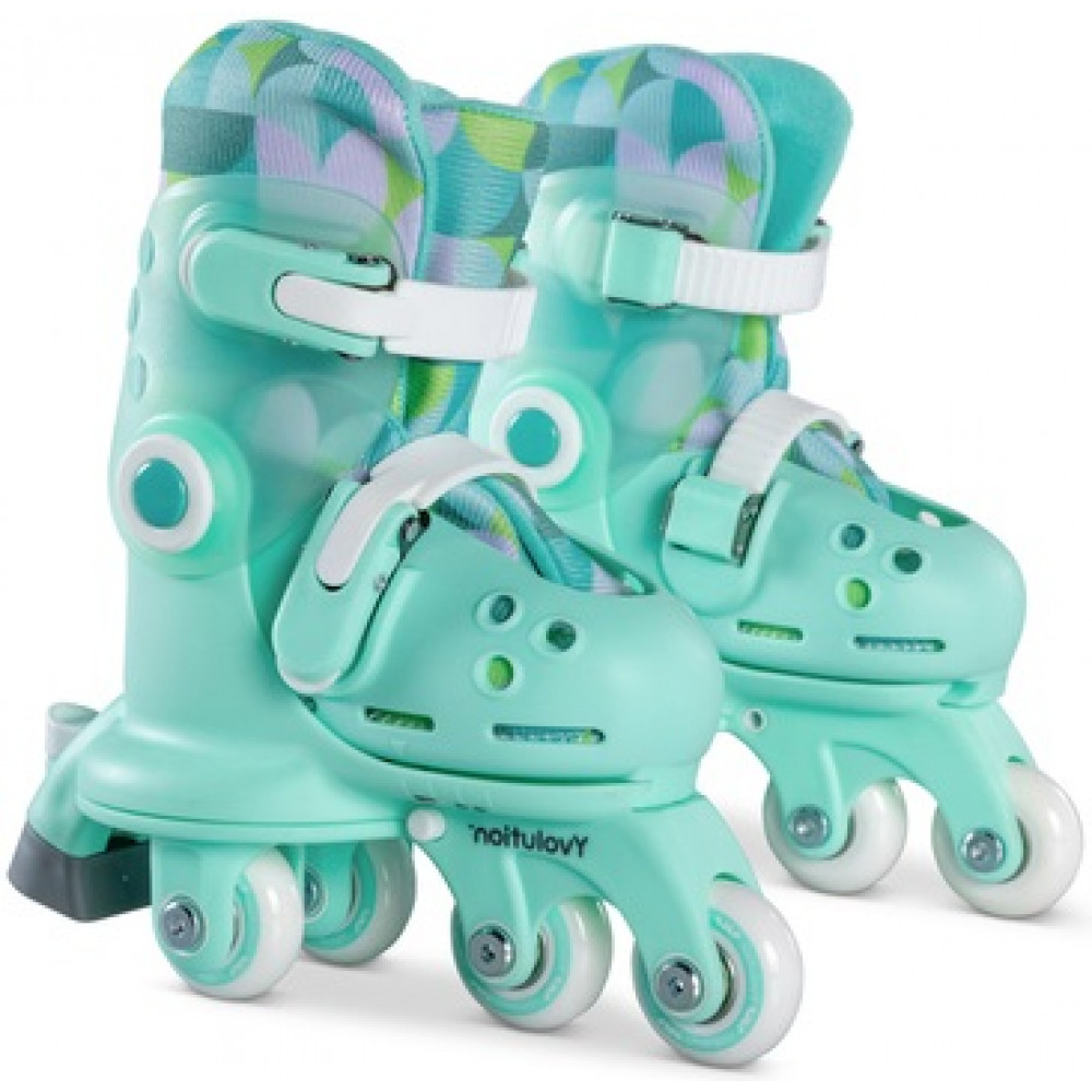Роликові ковзани Yvolution Twista, розмір 24-28, салатовий