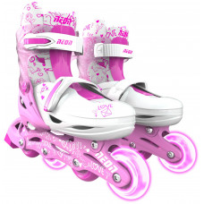 Роликові ковзани Neon Inline, розмір 34-37, рожевий