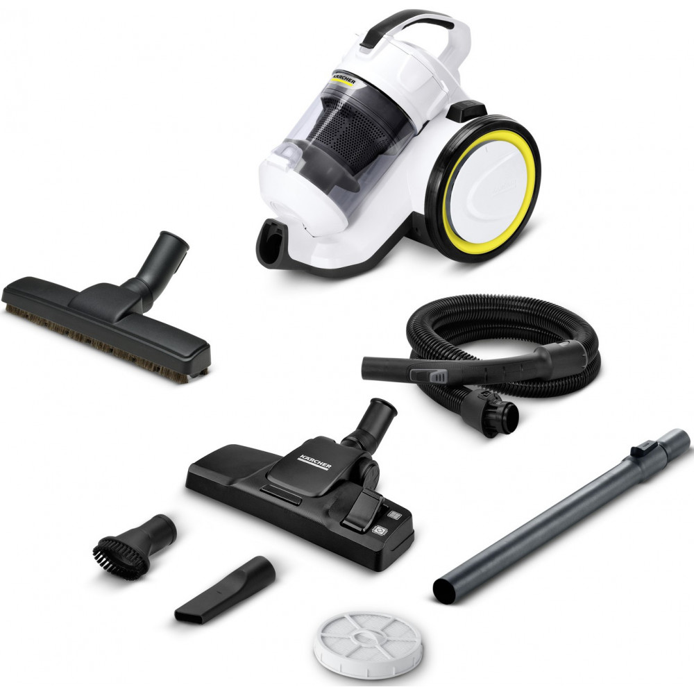 Пилосос Karcher контейнерний VC 3 Plus Premium, 1600Вт, конт пил -0.9л, вага-4.4кг, HEPA 13, білий