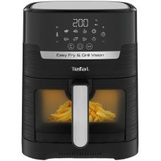 Мультипіч Tefal Easy Fry&Grill Vision Window, 1550Вт, чаша-4.2л, сенсорне керув., 10 програм, з віконцем, пластик, чорний