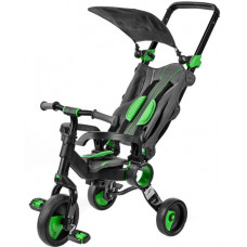 Триколісний велосипед Galileo Strollcycle Black зелений