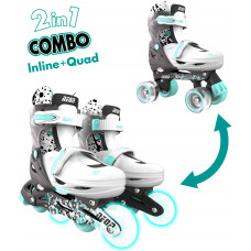 Роликові ковзани Neon Combo, розмір 34-37, сірий