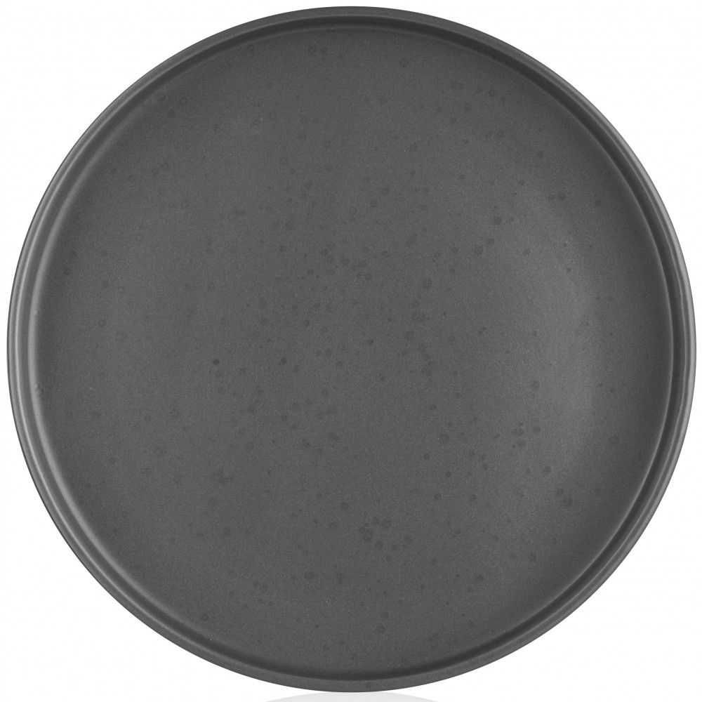 Тарілка обідня Ardesto Trento, 26.5см, кераміка, сірий