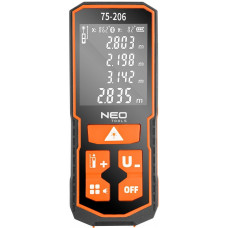 Далекомір лазерний Neo Tools, 0.05–100м, ±2мм, 0.096кг