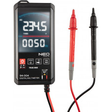 Мультиметр цифровий Neo Tools, 0-600В, рідкокристалічний дисплей з підсвіткою, сенсорний
