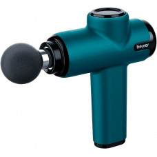 Масажер Beurer для тіла, літій-іонний акум., фасціальний, 4 насадок, зелений