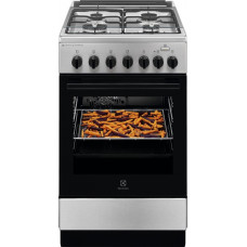 Плита Electrolux комбінована, 58л, 50x60см, конвекція, пара, нерж