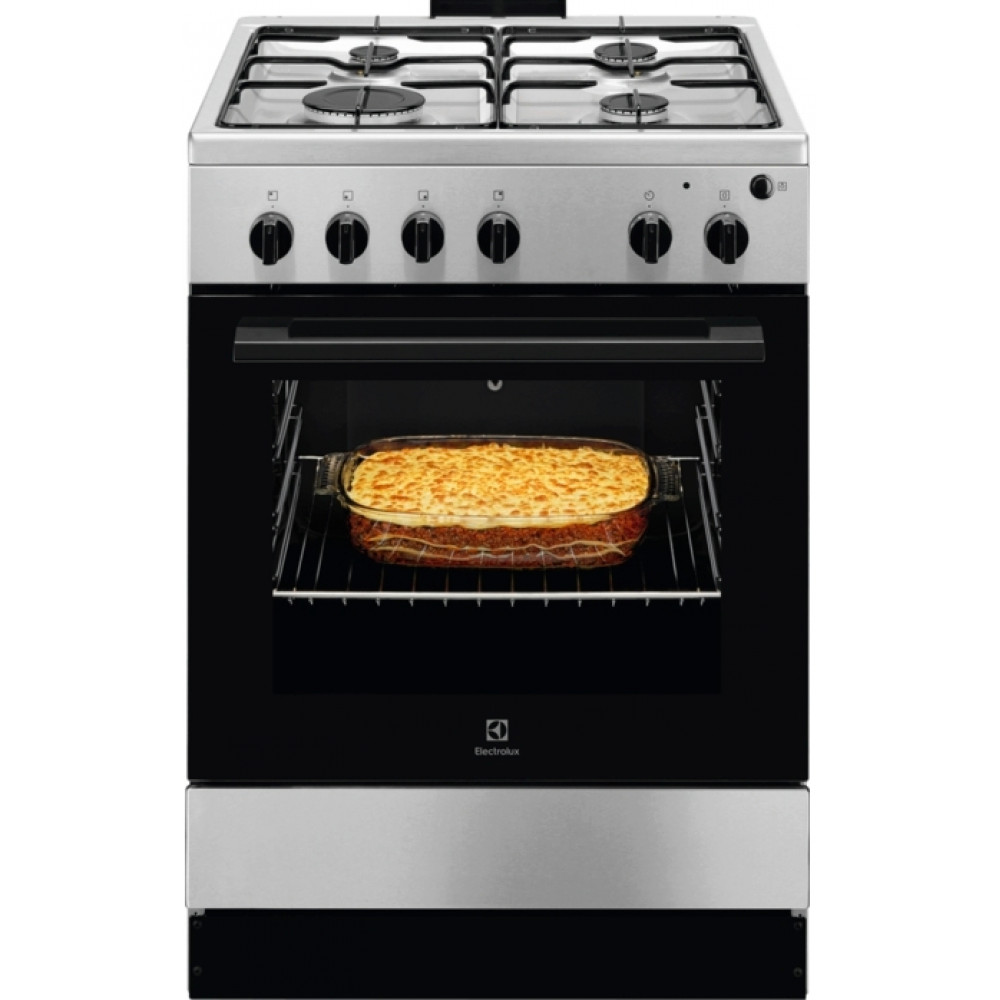 Плита Electrolux газова, 59л, 60x60см, нерж