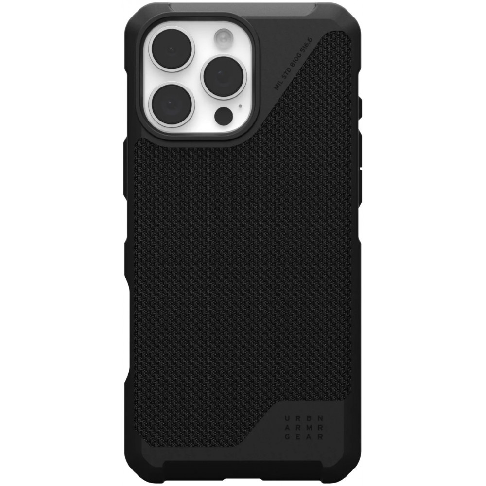 Чохол UAG для iPhone 16 Pro Max, Metropolis LT Magsafe, Kevlar Black