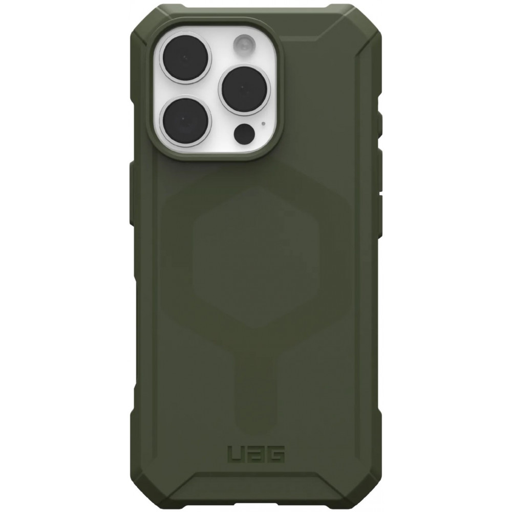 Чохол UAG для iPhone 16 Pro, Essential Armor Magsafe, Olive Drab