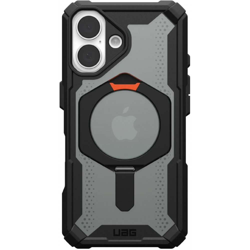 Чохол UAG для iPhone 16, Plasma XTE MagSafe, Black/Orange