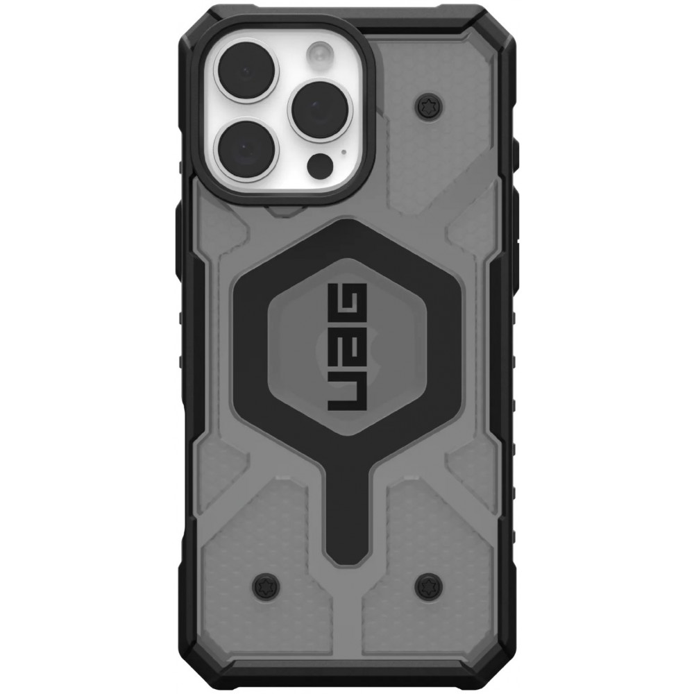 Чохол UAG для iPhone 16 Pro Max, Pathfinder Clear Magsafe, Ash