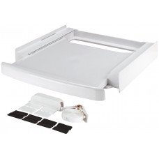 Комплект монтажний Whirlpool для з'єднання пральної машини з сушильною машиною, 45-60см, білий