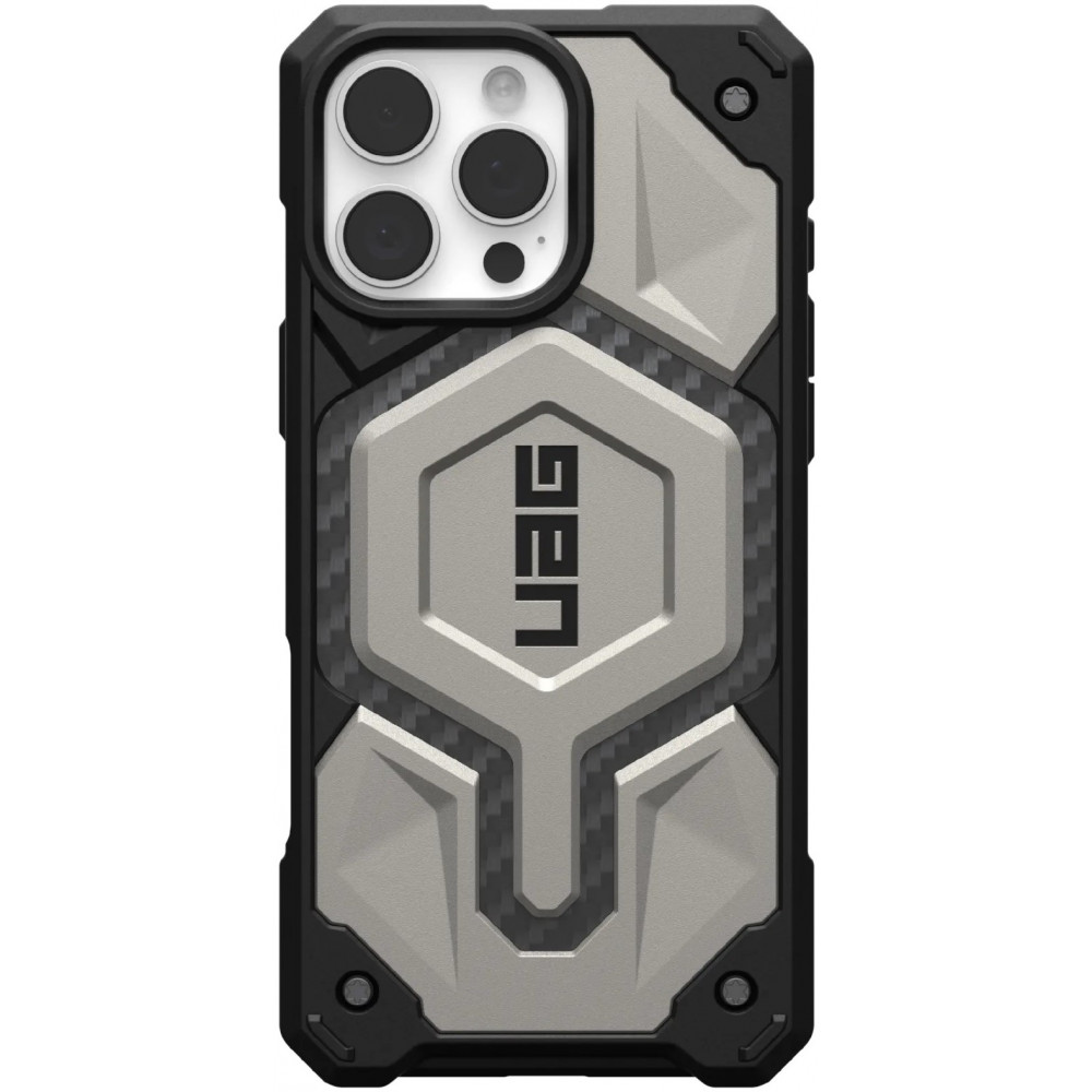 Чохол UAG для iPhone 16 Pro Max, Monarch Pro Magsafe, Titanium