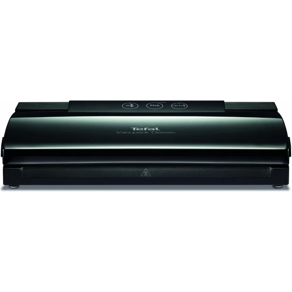 Вакууматор Tefal Classic для пакетів, 35см, електронне керування, +18 пакетів,, пластик, чорний