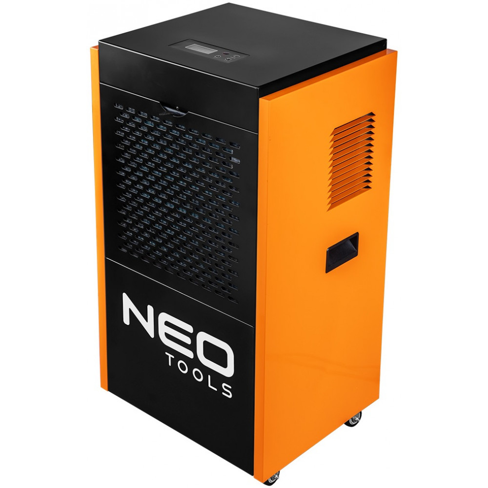Осушувач повітря промисловий Neo Tools 90л/добу 310м кв 500м куб/год 1000Вт LCD дисплей ел.керування таймер IP22