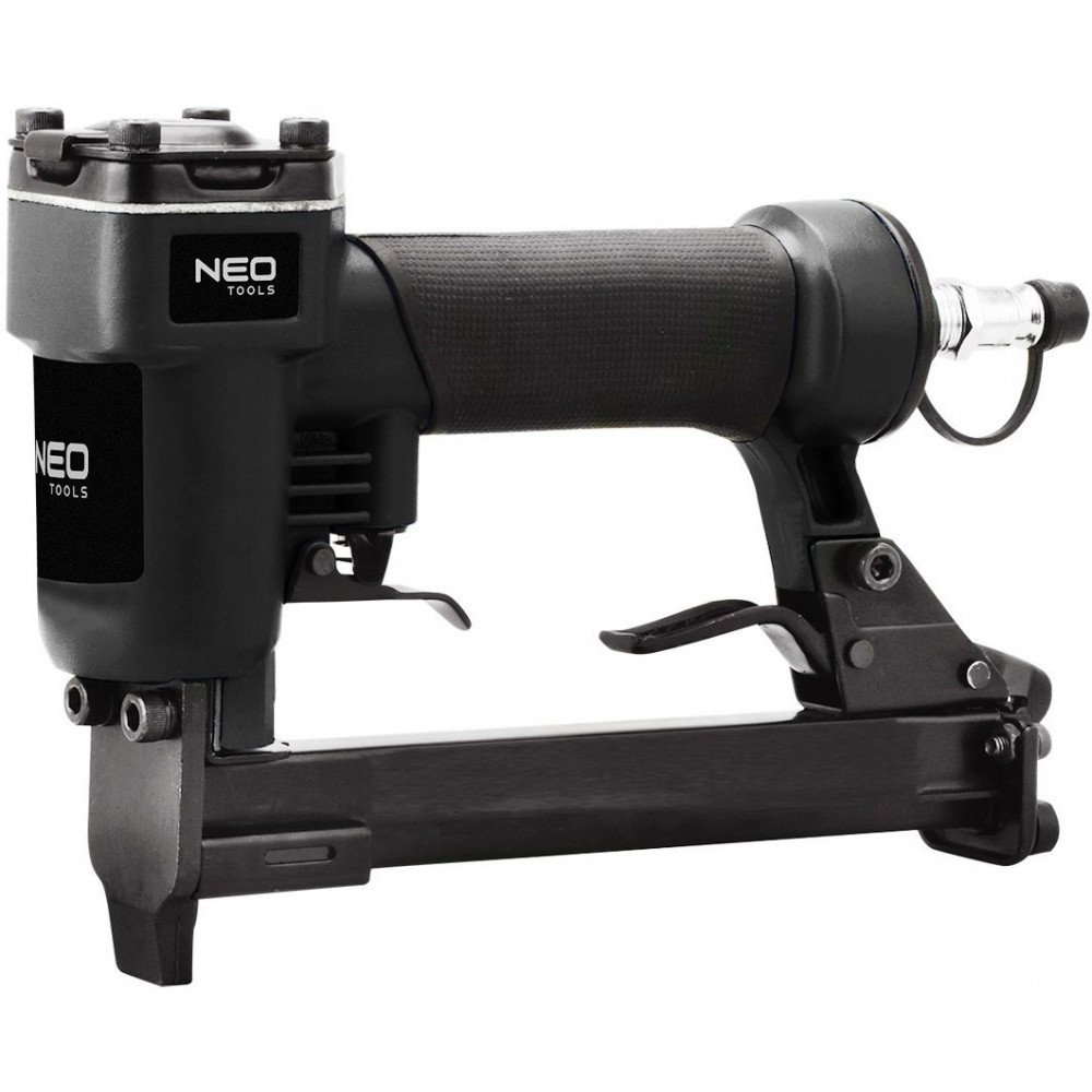 Степлер пневматичний Neo Tools, скоби 6-16мм тип 80, 8бар, захисні окуляри, скоби, кейс, 1.2кг